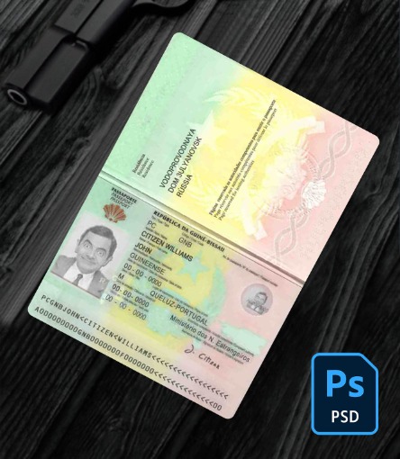 Guinea-Bissau passport PSD